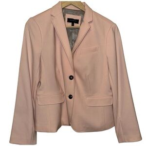 EUC Talbots Pink Blazer Structured Notched Lapel